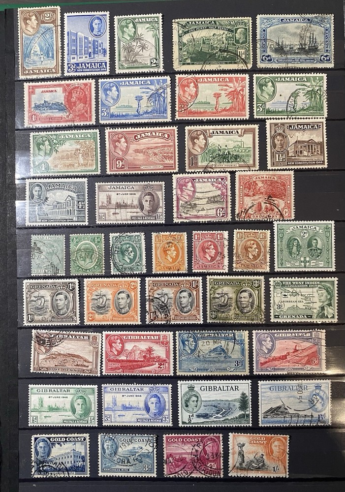British Commonwealth stamps collection 41 Lot