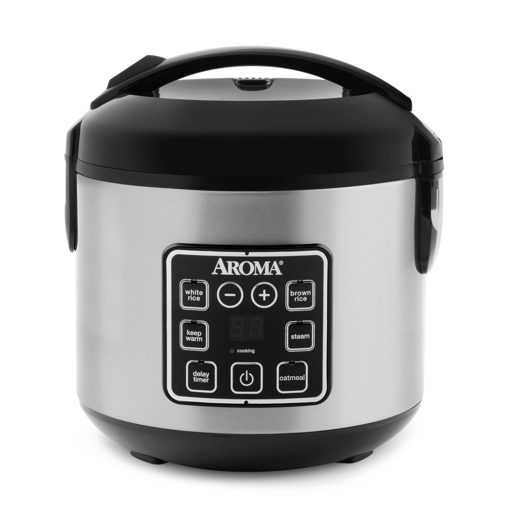 ® 8-Cup (Cooked) / 2 Qt. Digital Rice & Grain Multicooker, Durable Nonstick I...