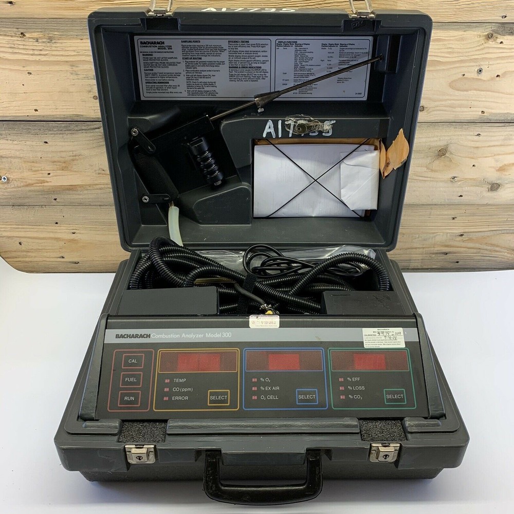 Combustion Analyzer Model 300 Bacharach