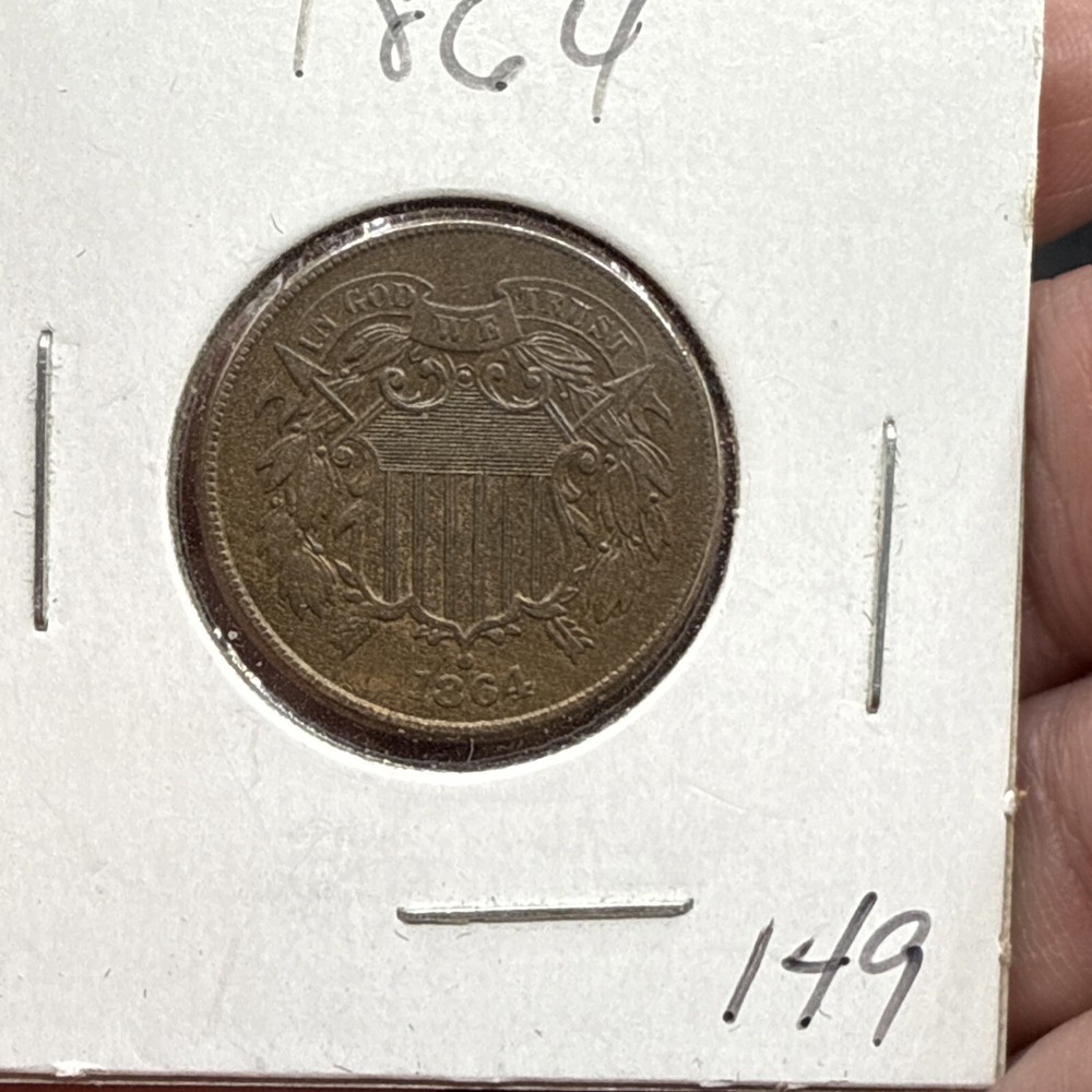 1864 Two Cent Coin