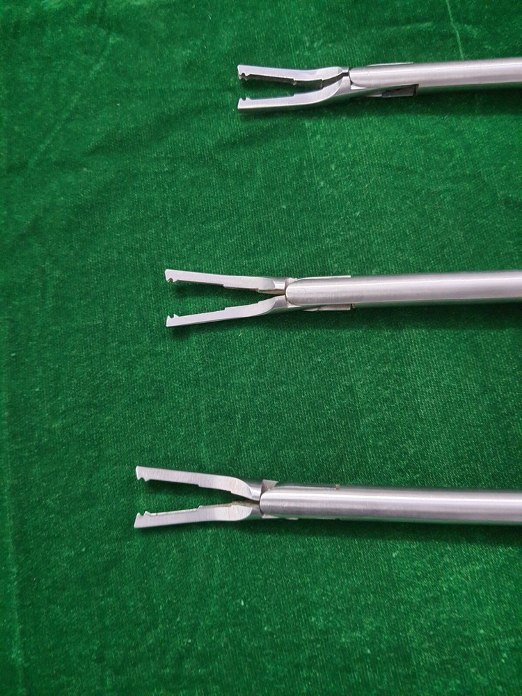 Laparoscopic Hem o Lock Applicator 10mmx330mm SS Best Quality Instruments - 3pc
