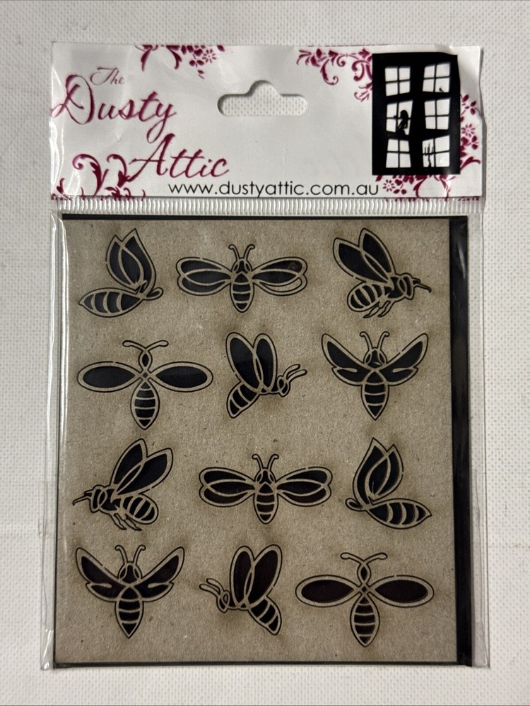 Dusty Attic, Chip Board, Bees #2, DA3314