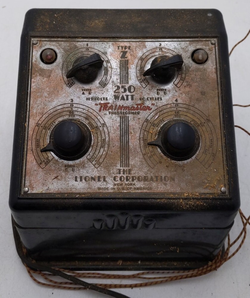 Lionel O Postwar Type Z 250 Watt Trainmaster Transformer