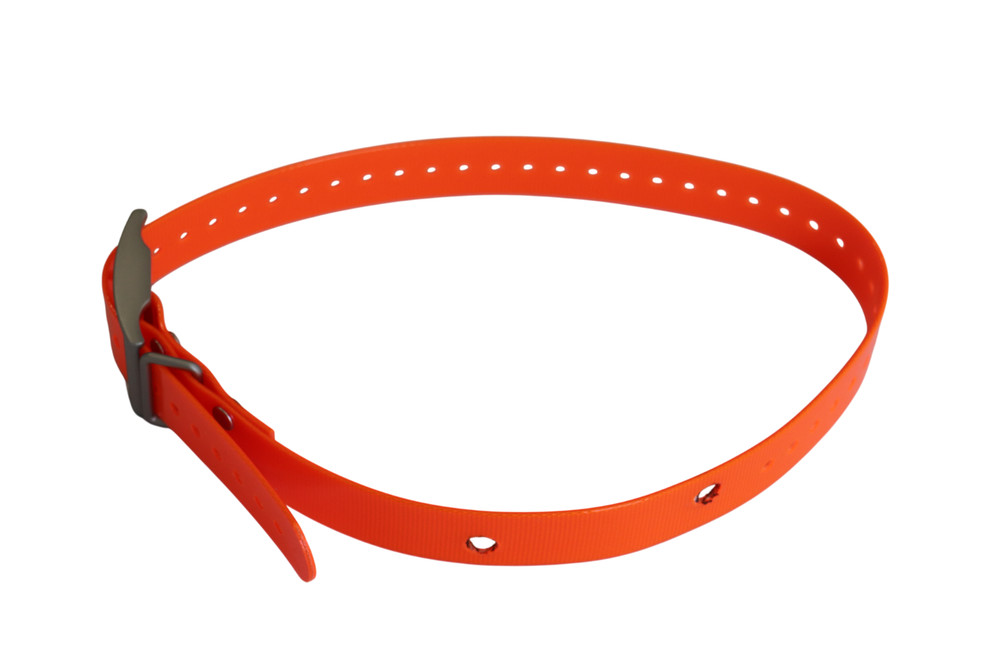 Garmin DC40 Orange Collar Strap 26.5" Replacement Strap Pre-Drilled Holes