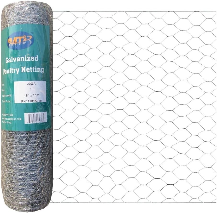 20GA Galvanized Poultry Netting 18"x150' Chicken Wire