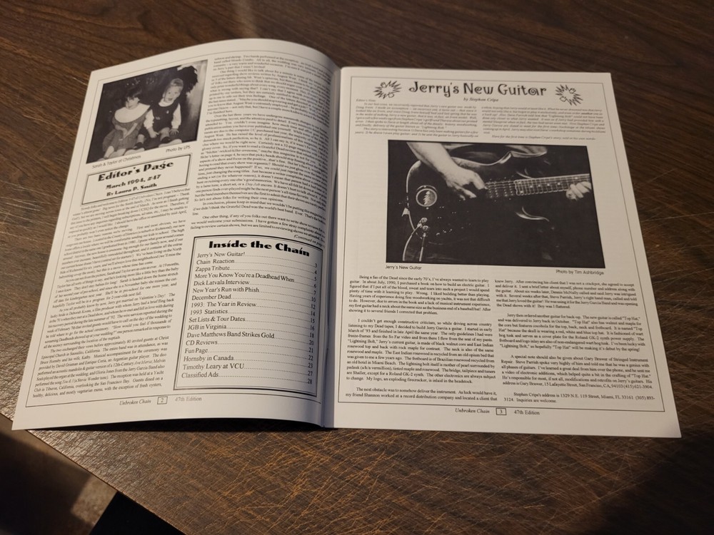 Unbroken Chain #47 - Grateful Dead Magazine (1994)