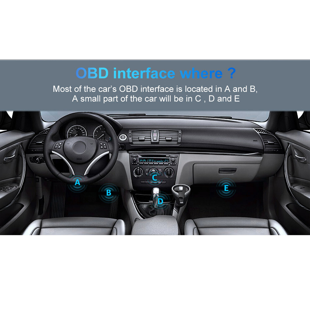 ANCEL ELM327 V1.5 Bluetooth Diagnostic Scan Tool OBD2 Code Reader Check Engine