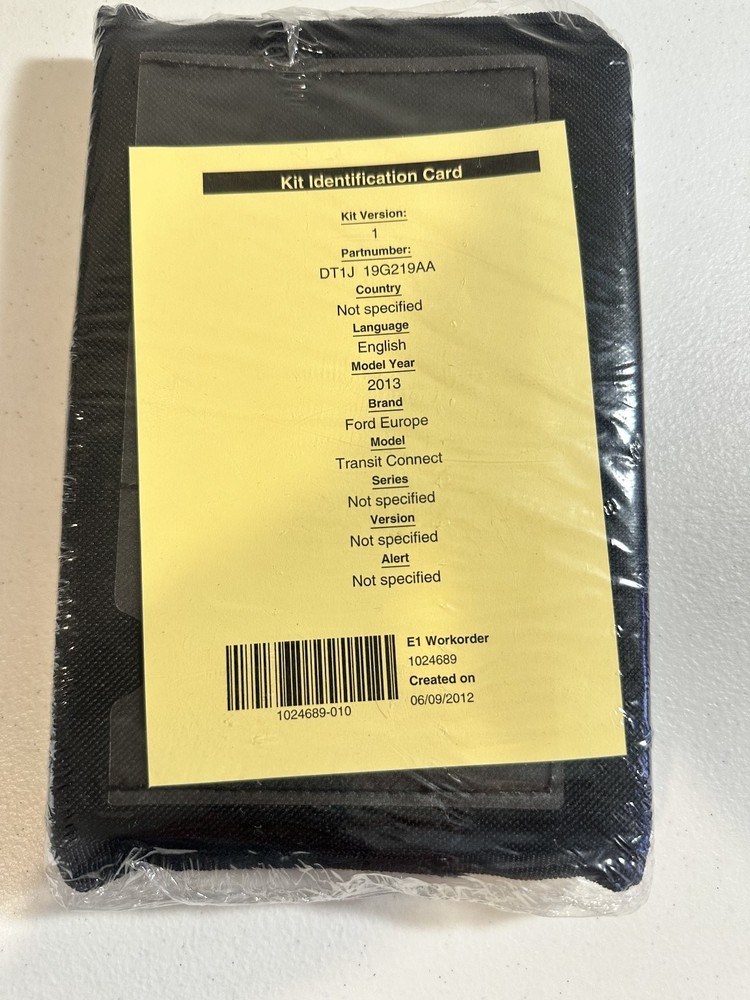 2013 Ford Transit Owners Manual Set New