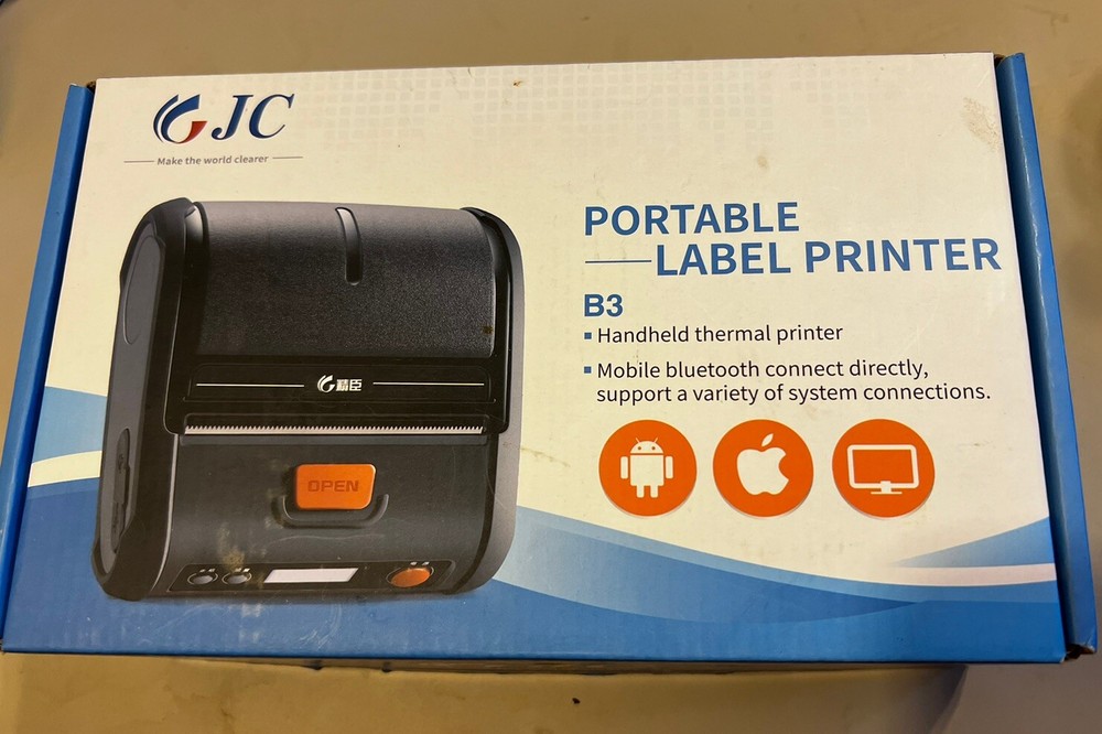 Jingchen Portable Label Printer B3 Bluetooth Thermal