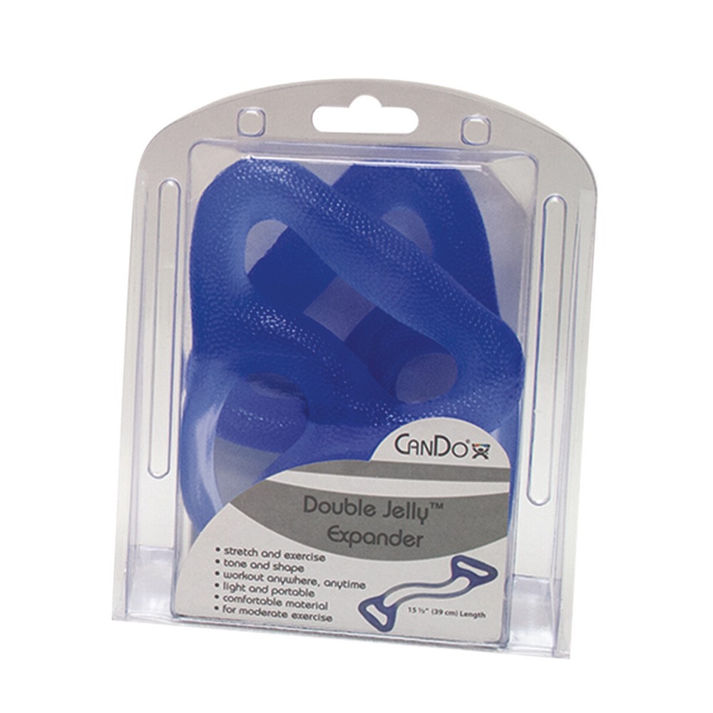 CanDo Jelly Expander Double Exerciser - blue - heavy