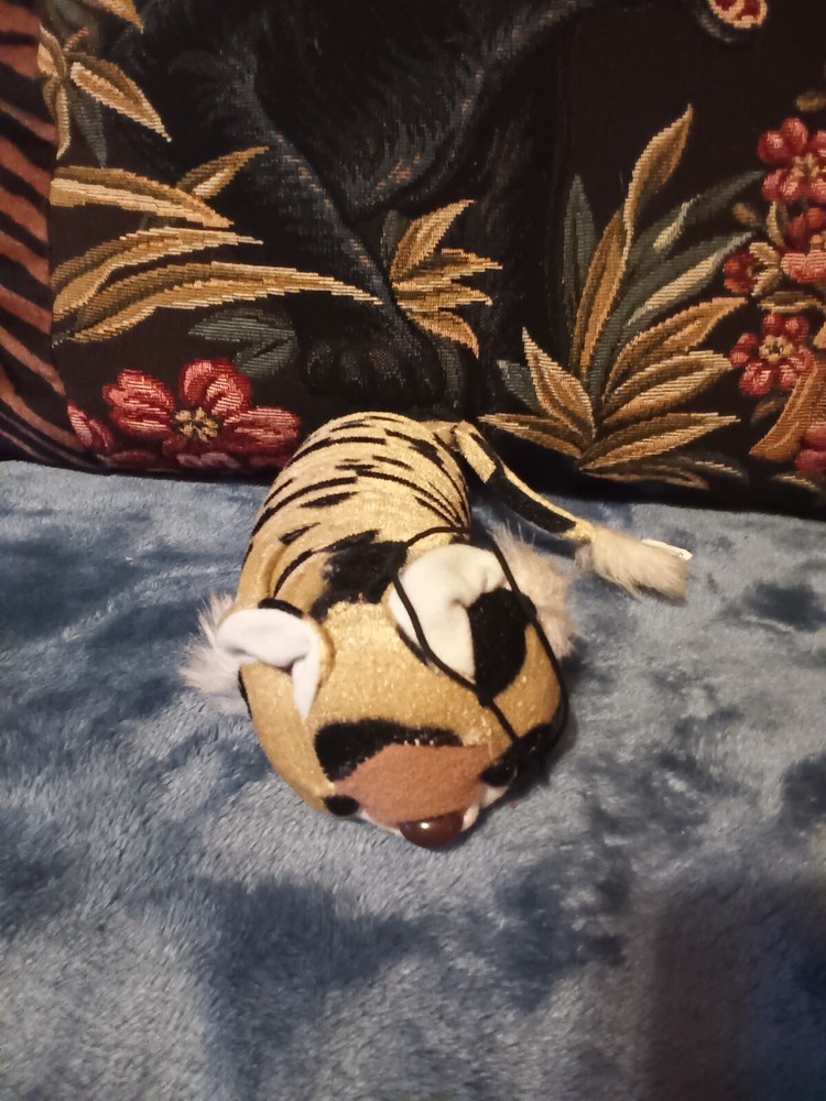 Leopard print soft slinky infant toy
