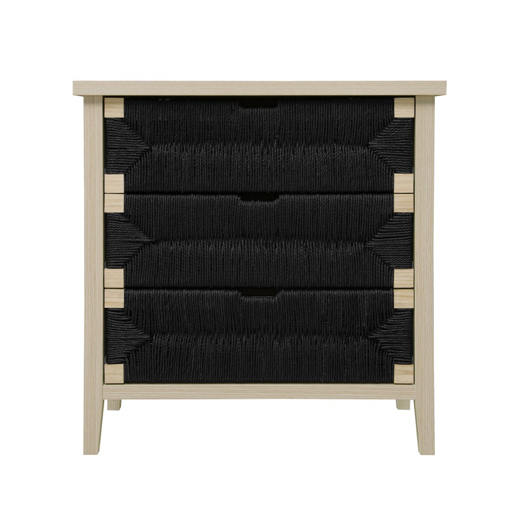 3 Drawer Sideboard Buffet with Adjustable Shelves, Storage Cabinet