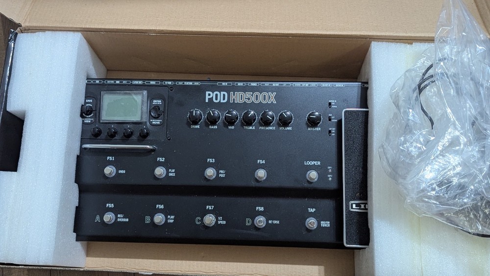 Line 6 POD HD500X Digital Multi-Effects Processor Looper w/ Original Box