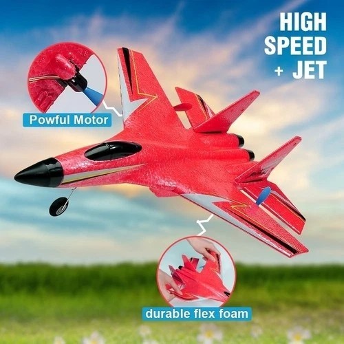 US STOCK 2.4G Remote Control RC Plane 2CH Airplane Glider Fixed Wing Stunt RTF