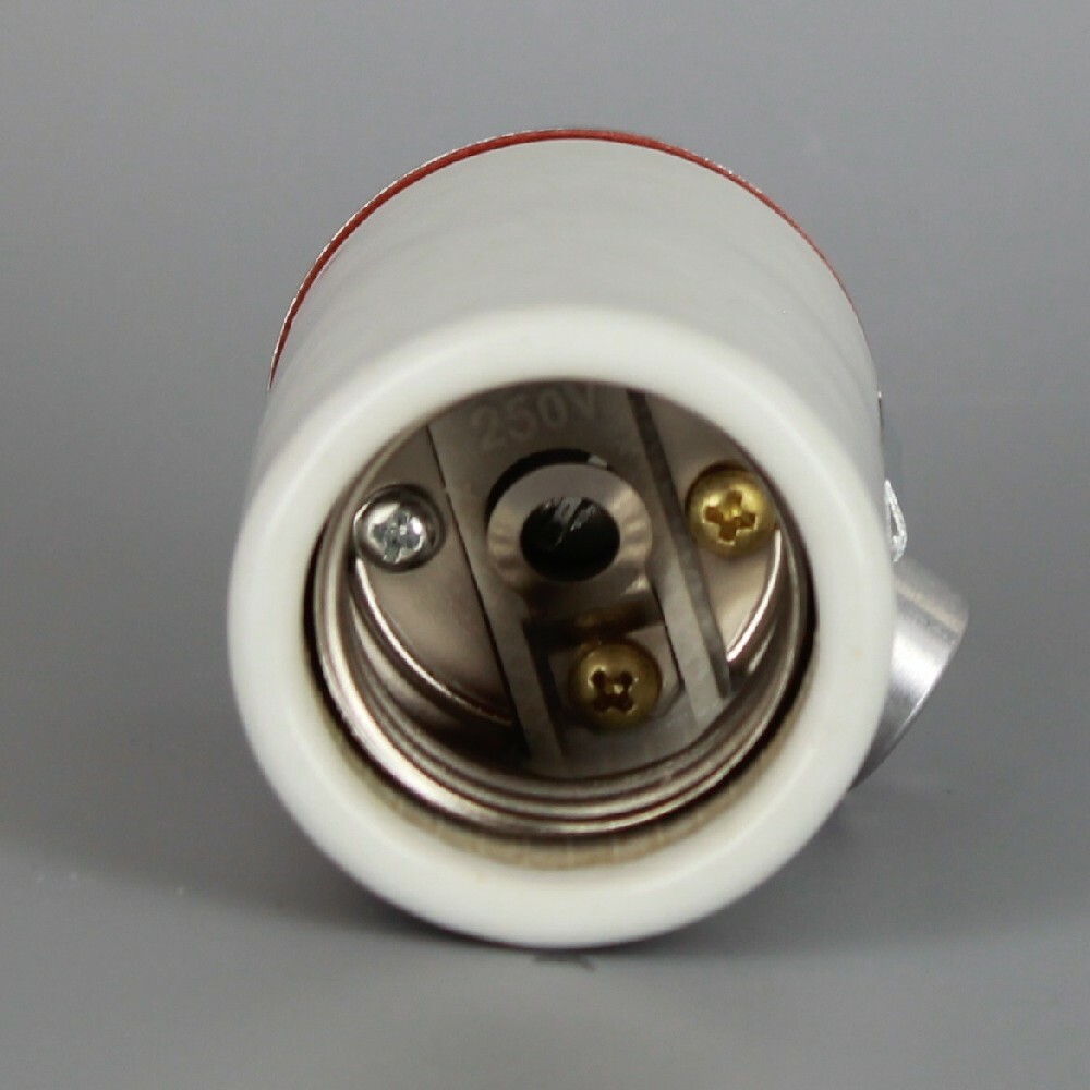 Medium Base Porcelain Socket with Side Outlet E26 NEW 30701J