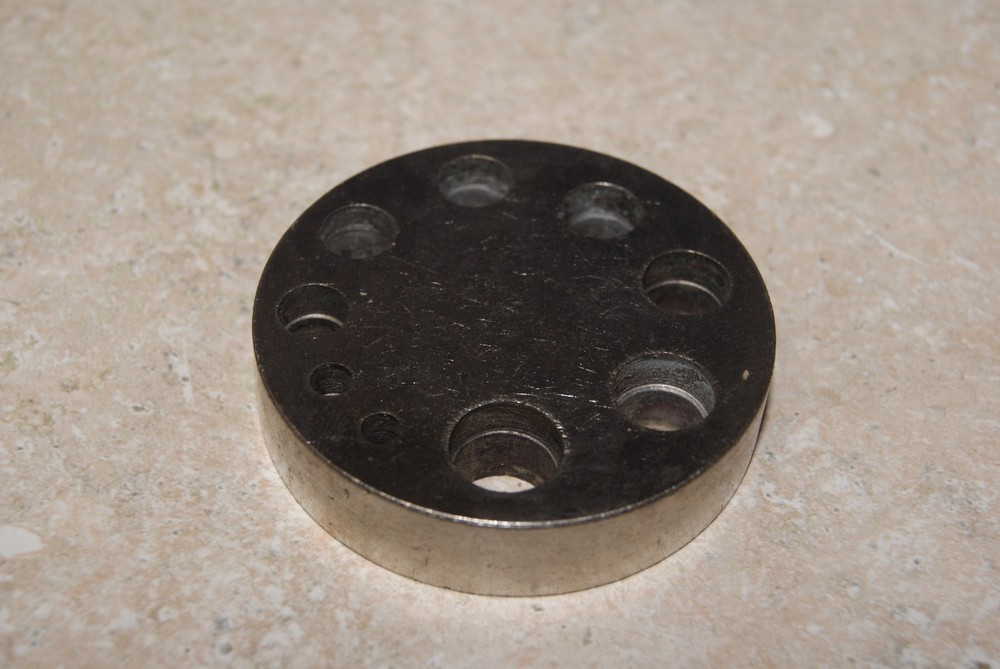 STEEL STAKING / RIVETING BLOCK WITH 9 HOLES