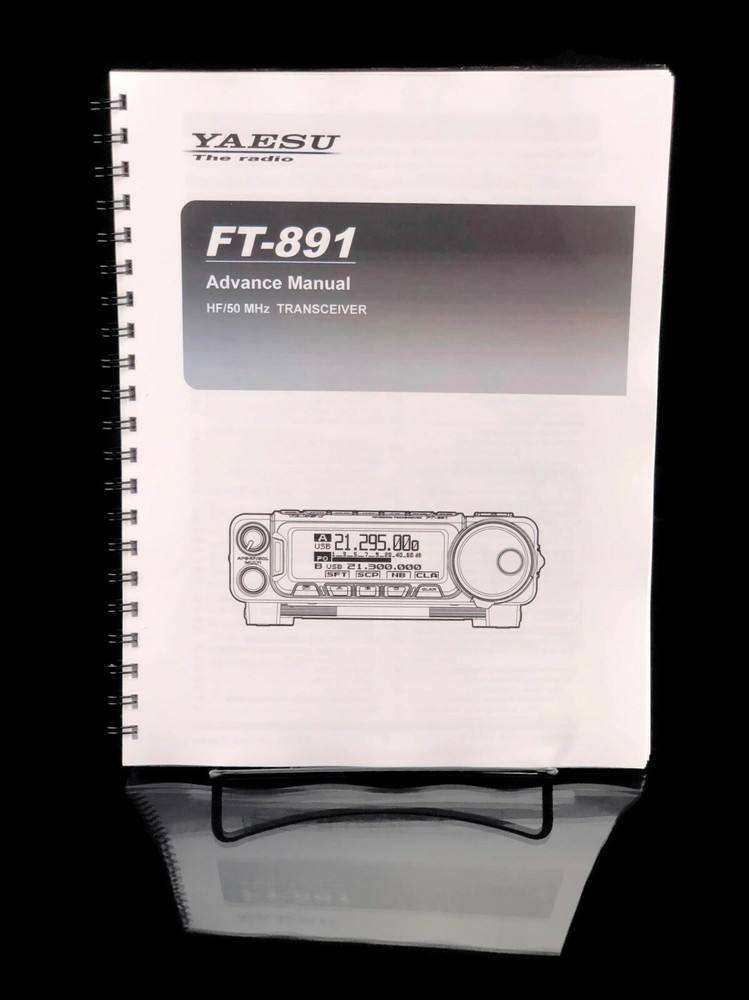Yaesu FT-891 Advanced Instruction Manual Operator Guide METAL Coil Bound