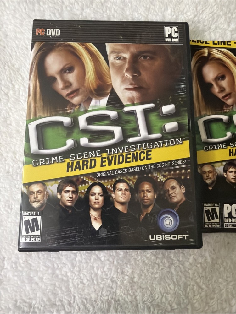 CSI Hard Evidence PC CD ROM 2007 CIB COMPLETE IN BOX