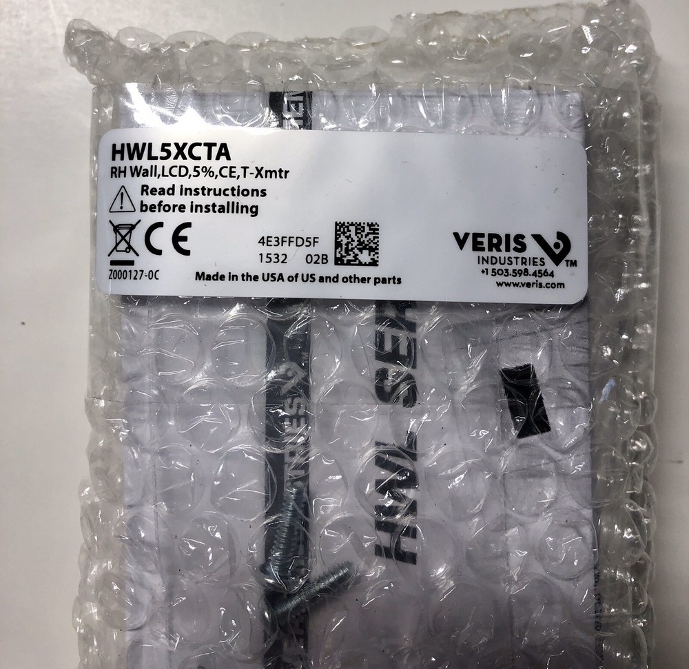 Veris HWL5XCTA (Humidity Transmitter, LCD Display)