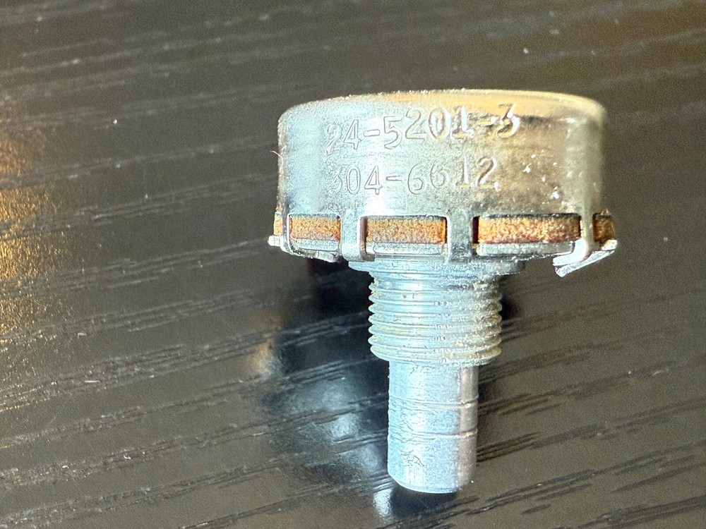 1966 Fender 10K Stackpole Potentiometer for Amplifiers Solid shaft pot Amp