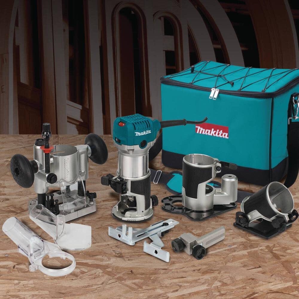 Makita 1-1/4 Hp Compact Router Kit