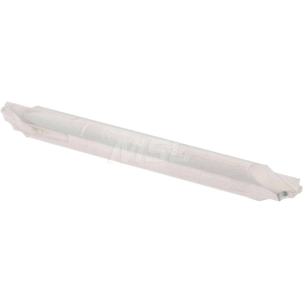 Accupro 0.046" Radius, 3/16" Diam, 2 Flute Solid Carbide Corner Rounding End ...