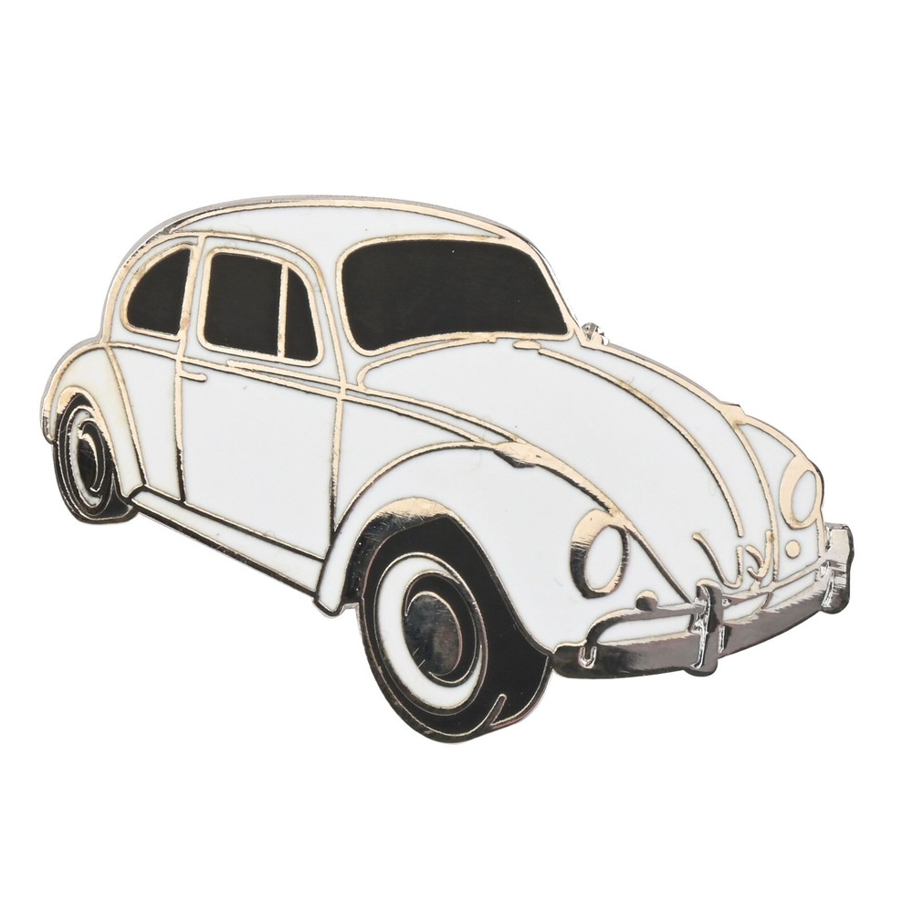 1967 VW Bug White Hat Lapel Pin