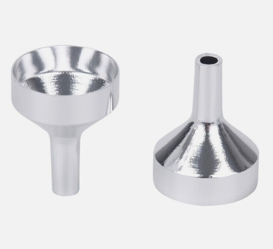 3 Pcs Stainless Steel Mini Funnels for Kitchen Use Tiny Small Funnel Set 3