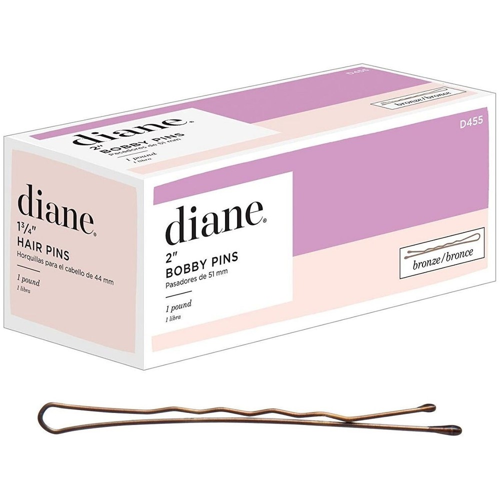 Diane #D455, Bobby Pins, 2" Bronze,  1 lb.