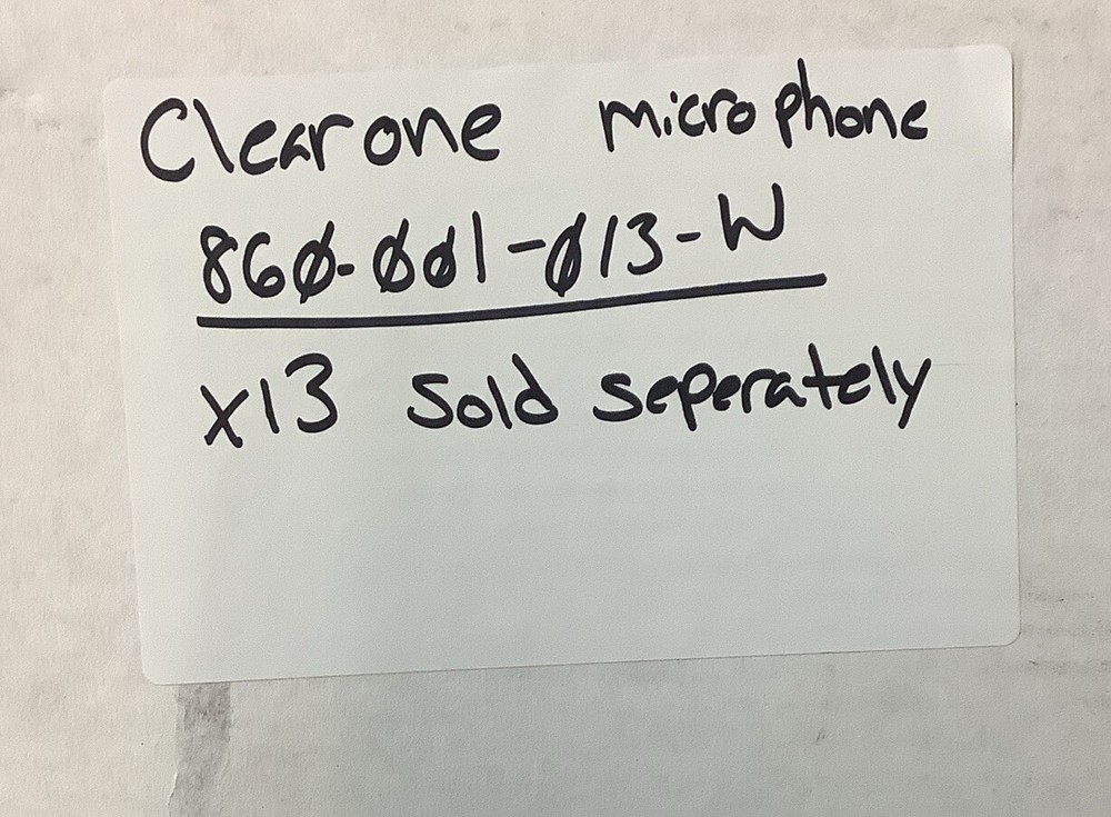 ClearOne 860-001-013-W Ceiling Microphone Array *NO CABLE* (r14)