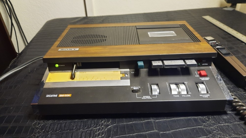 SONY Transcriber SECUTIVE BM-50A Tested Works