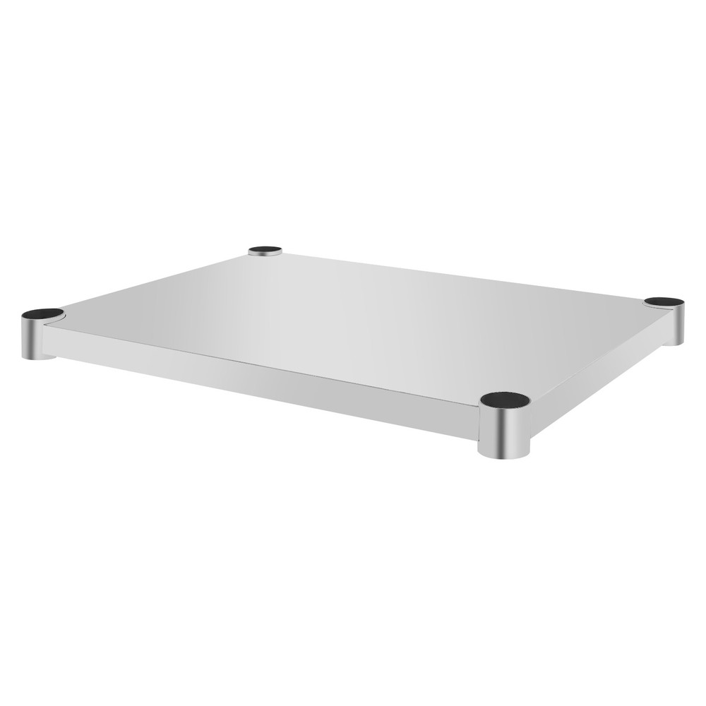 Under Shelf Stainless Steel Adjustable Lower Shelf Work Table Under Shelf Silver