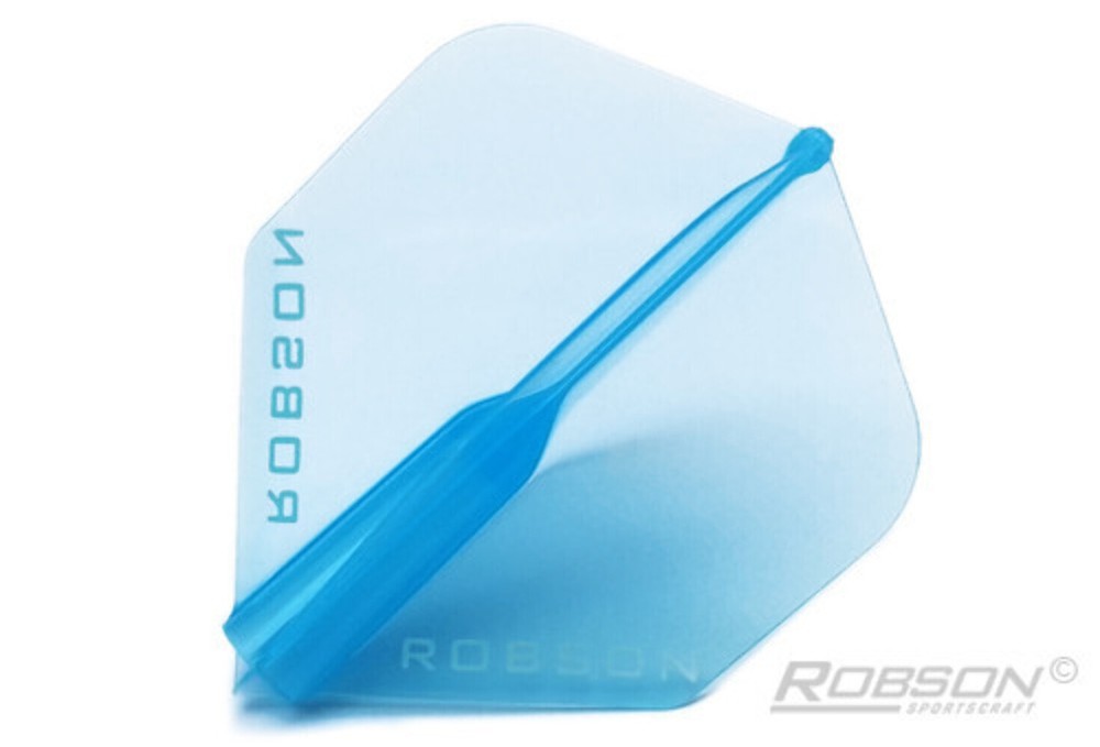 Robson Plus Crystal Dart Flights Standard Blue