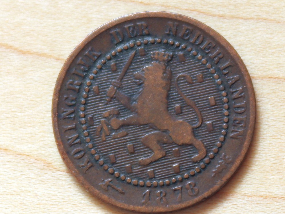 1878 Netherlands 1 Cent
