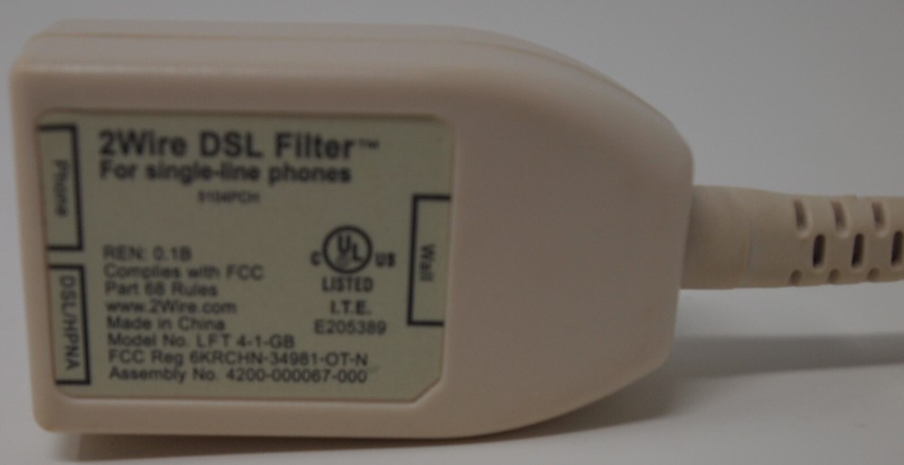 Pre-Owned 2Wire DSL Filter Model LFT 4-1-GB