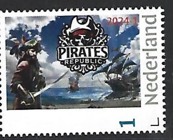 Netherlands 2024-7  Pirates  ship    mnh/postfris u