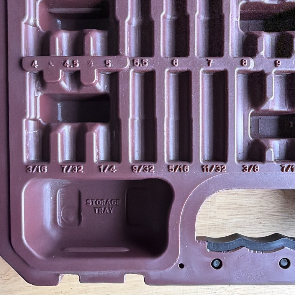 Matco Socket Set Organizer HALF CASE ONLY for Deep Shallow SAE Metric Impact