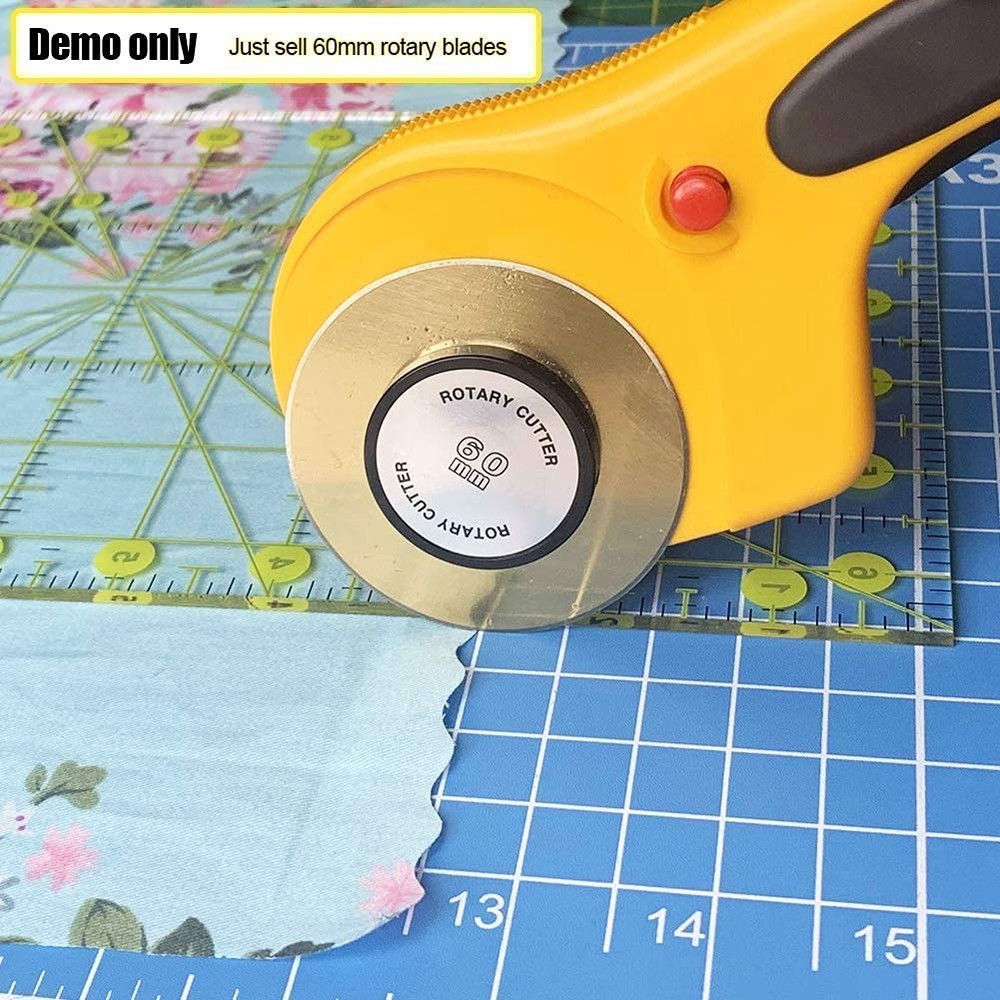 AUTOTOOLHOME Titanium Rotary Cutter Blades 60mm 10 Pack Replacement