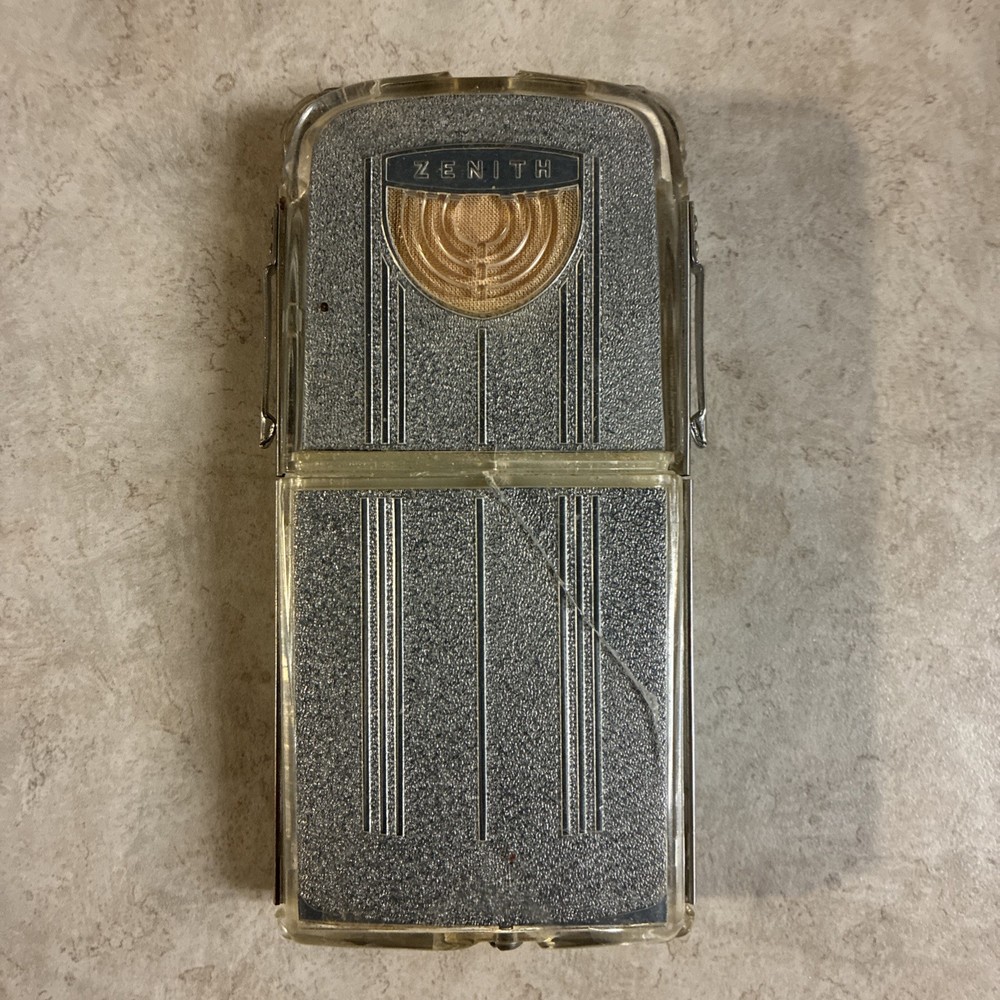 Vintage Zenith Hearing Aid Case - Untested