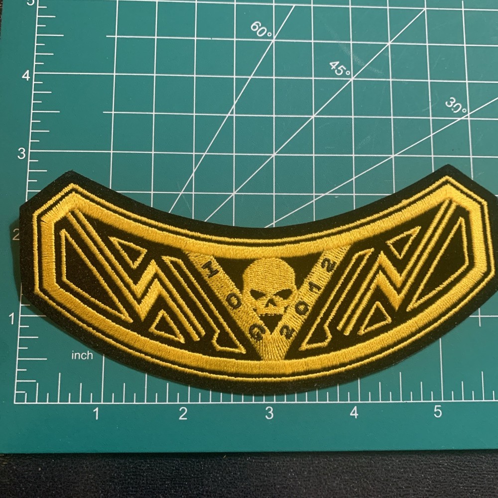 2012 HOG Membership Rocker Patch Harley Davidson Owners Group 4H