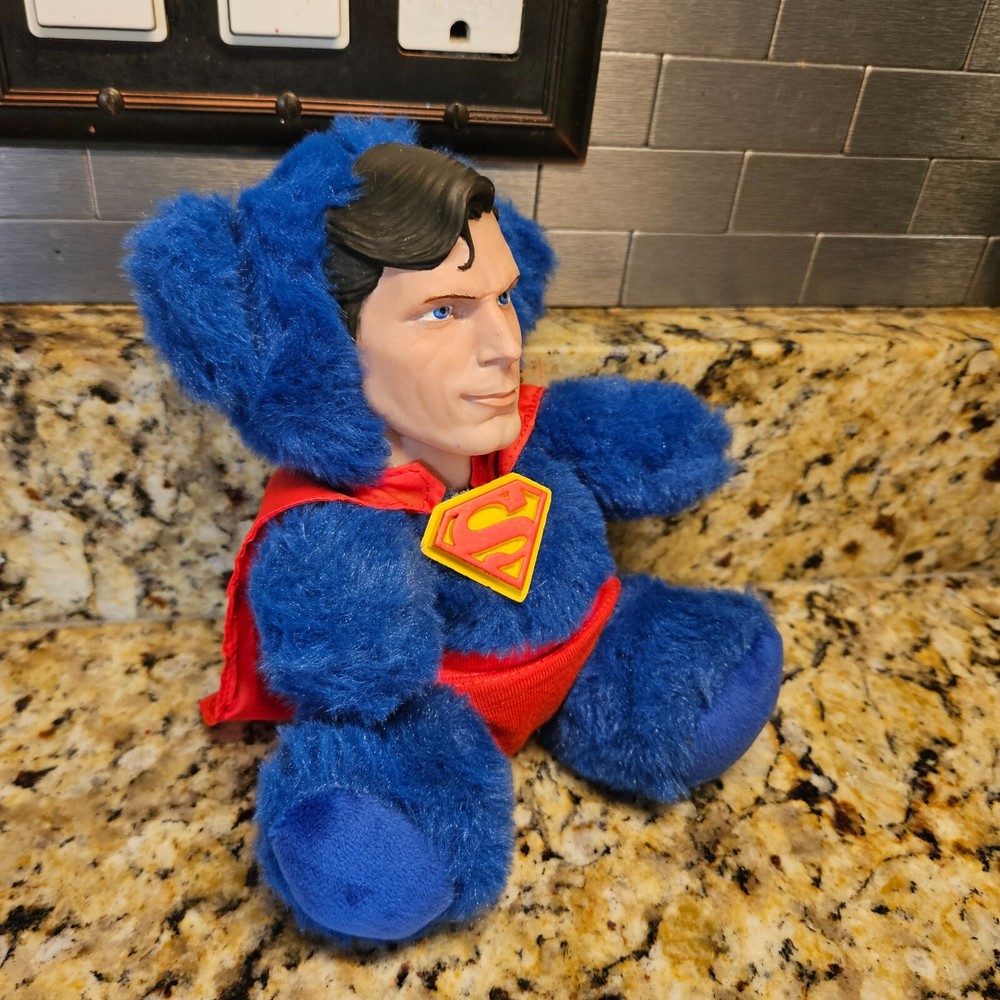 Superman christopher reeve plush teddy bear