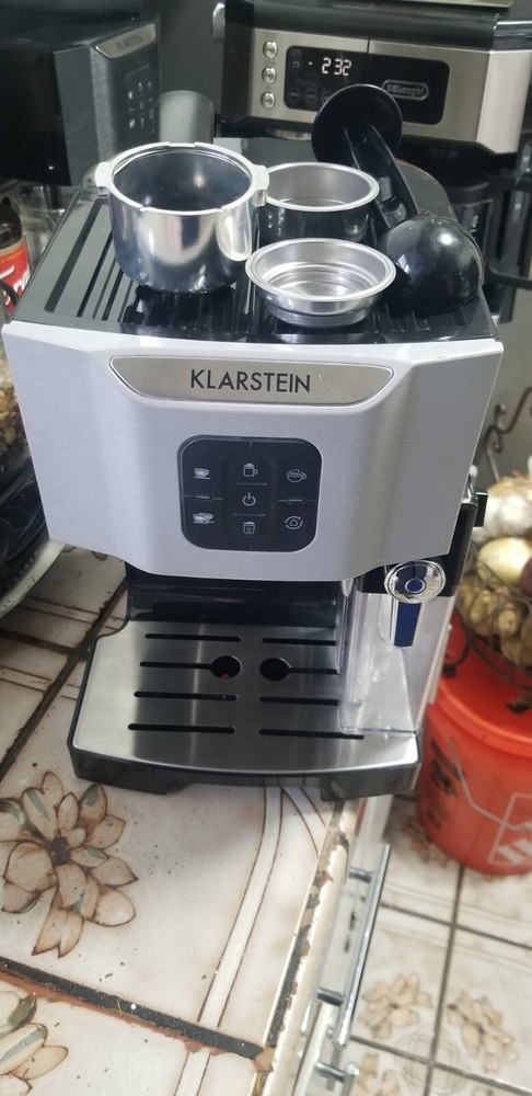 KLARSTEIN Coffee Maker Real Nice Self-Cleaning System 3-in-1 Function for Espres