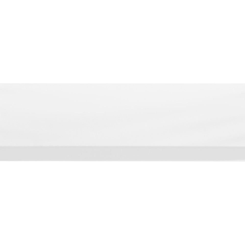 Open Shelf Bookcase, 3-Tier Display Rack, White, Baking Paint, Floor Mount