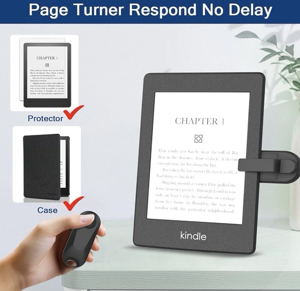 Remote Control Page Turner For Kindle Black