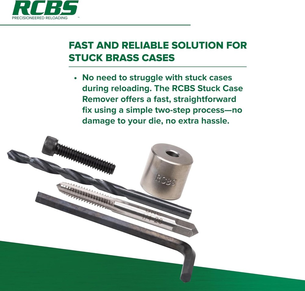 RCBS Stuck Case Remover Kit, Complete Kit for Removing One Size, Multicolor