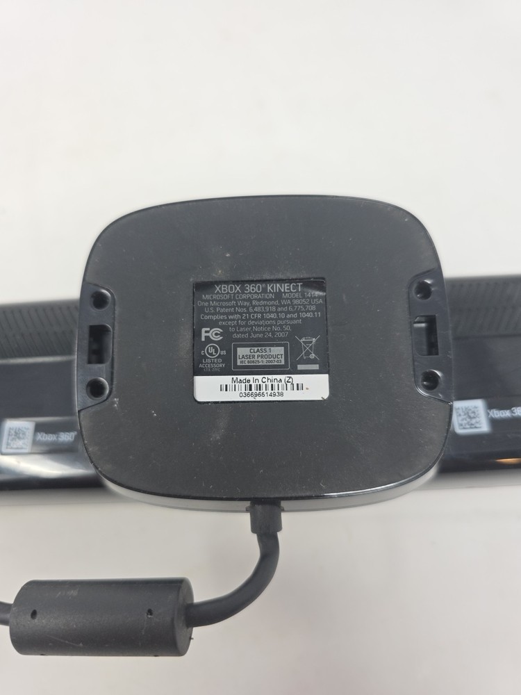 Microsoft Xbox 360 Kinect Motion Sensor Camera Black Model 1414