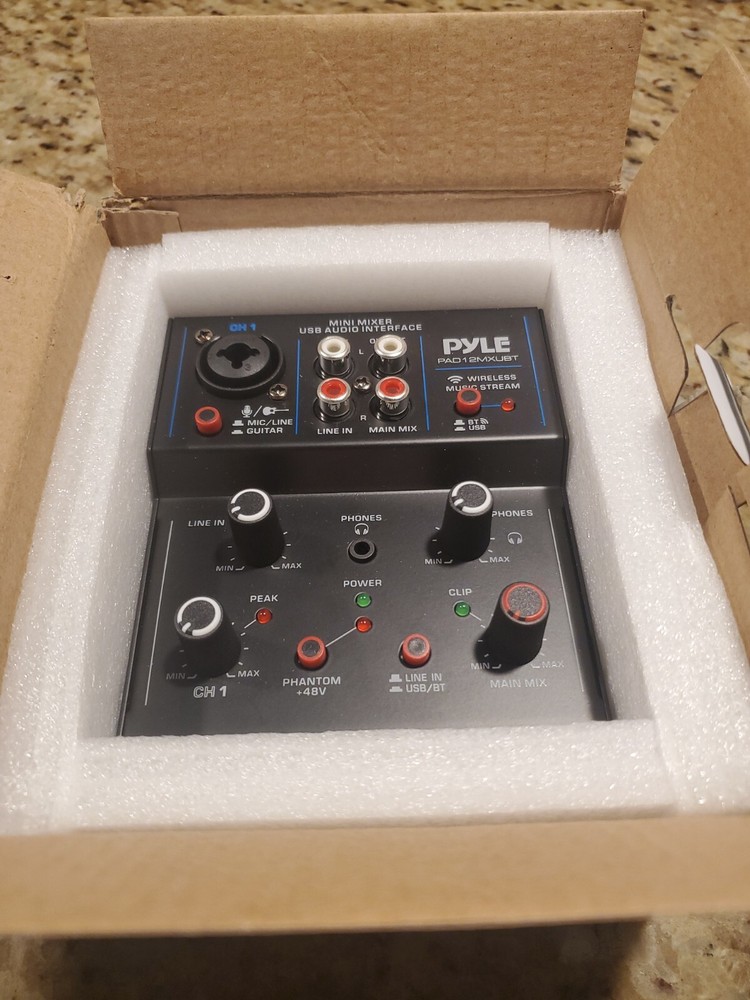 Compact Bluetooth DJ Mixer Interface - 2 channel Wireless