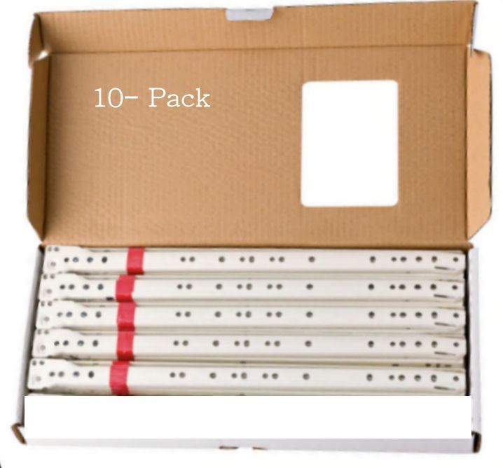 10-Pack Drawer Slide 20" Bottom Mount 50lb