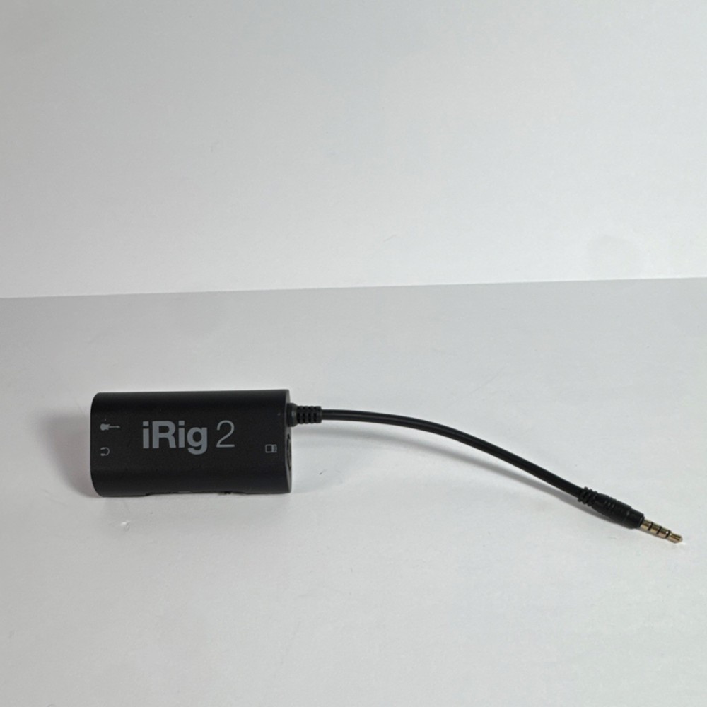 IK Multimedia iRig 2 Portable Guitar Audio Interface iOS Android Amp Adapter