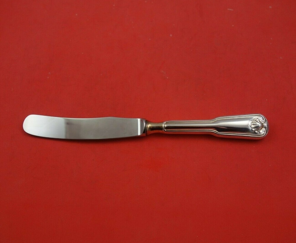 Fiddle Shell by Scully and Scully Sterling Silver Luncheon Knife 8 1/4" Flatware